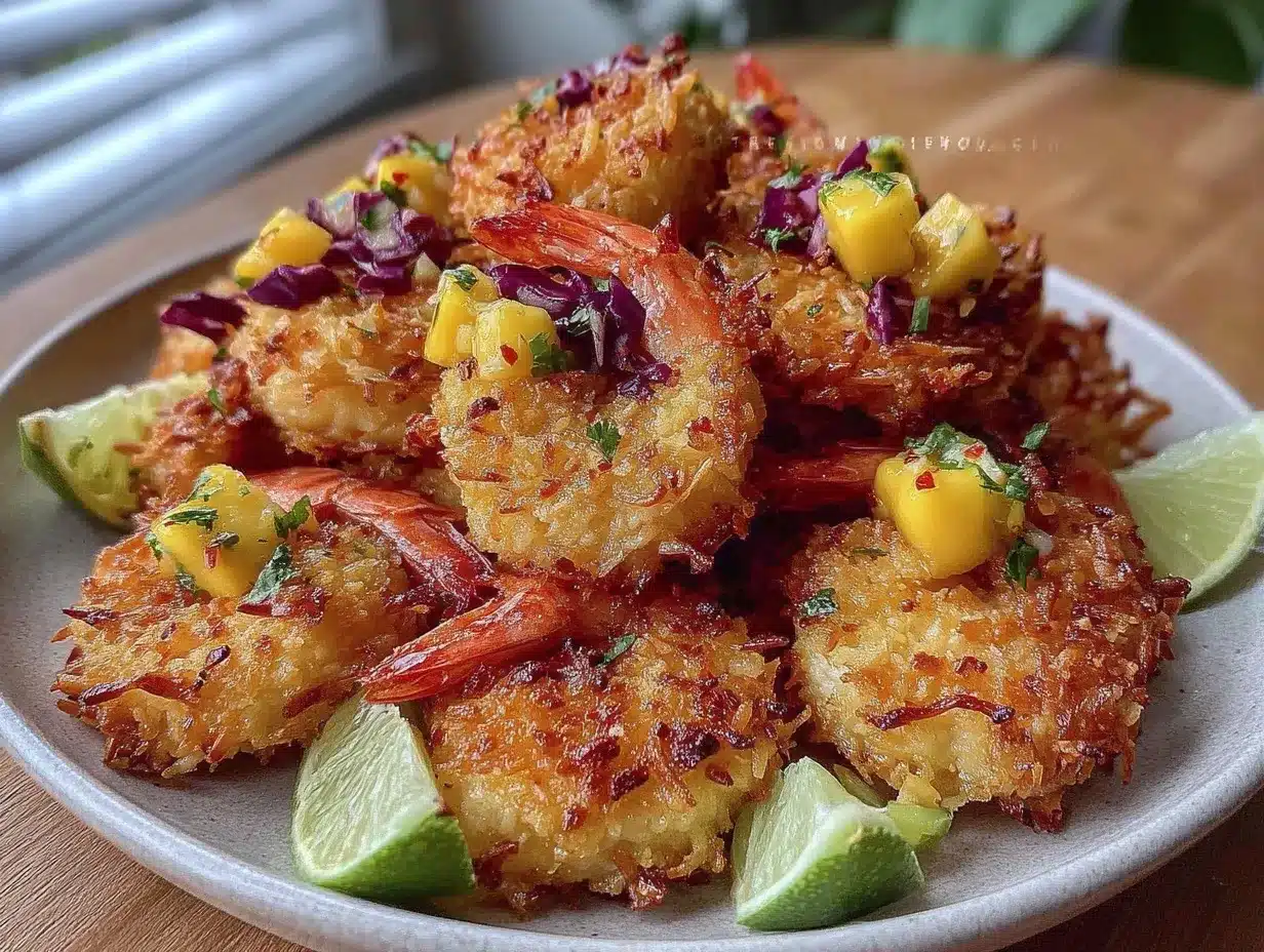 crispy coconut shrimp preparation steps