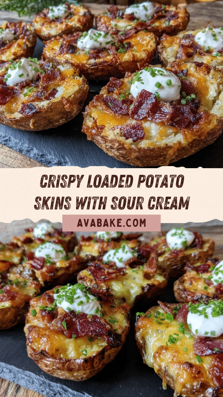 crispy loaded potato skins recipe