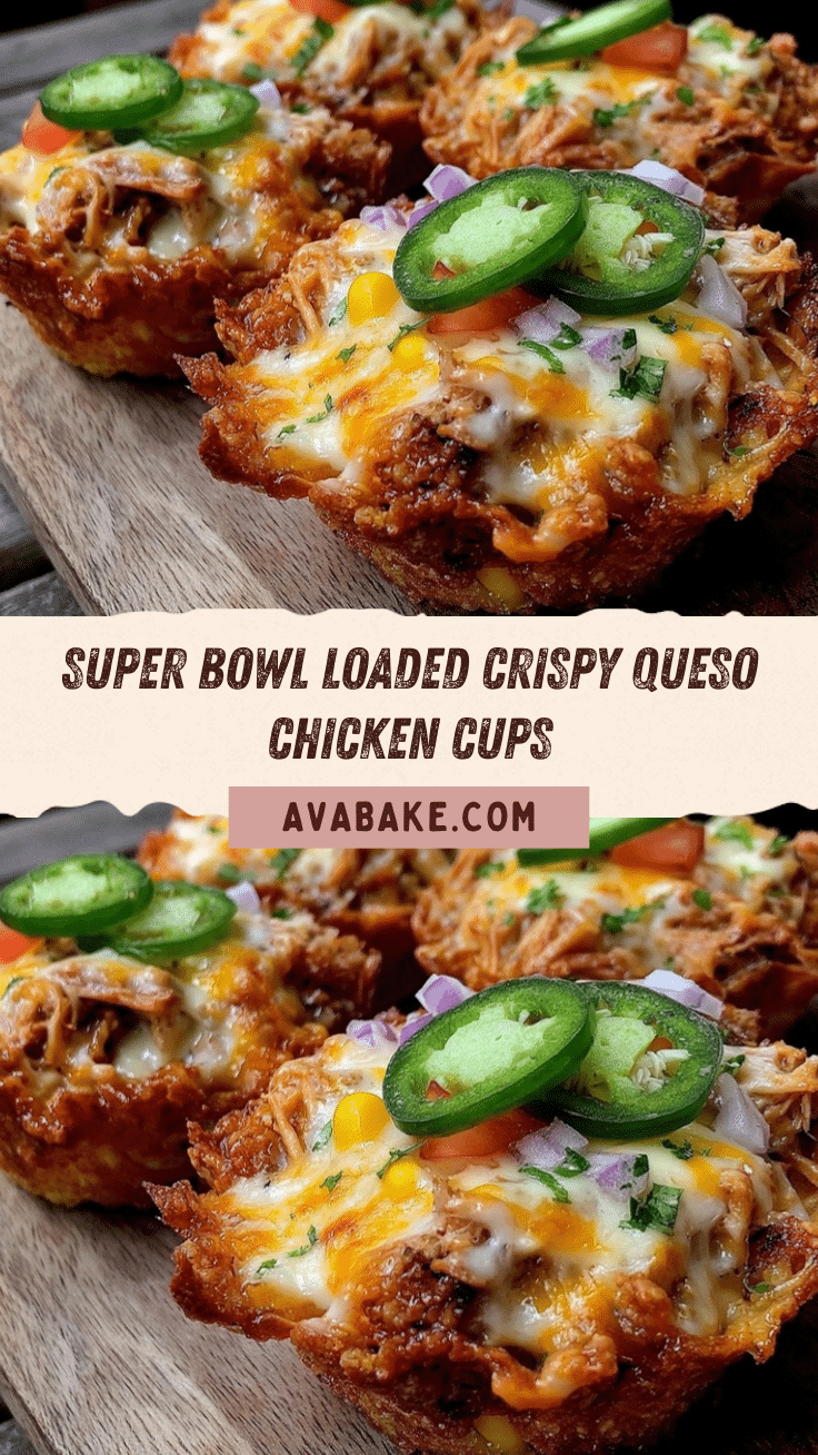 crispy loaded queso ranch chicken cups recipe