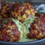 crispy queso-stuffed chicken ranch balls - featured image