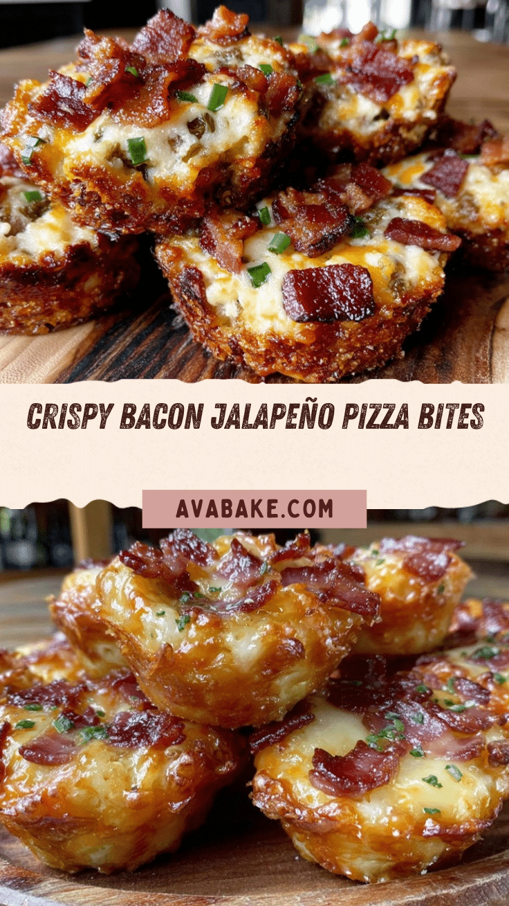 Crispy Super Bowl Bacon Jalapeño Pizza Bites recipe
