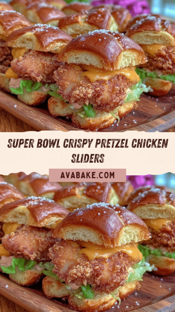 crispy super bowl chicken pretzel slider bites recipe