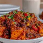 Daniel Fast Black Bean Sweet Potato Chili - featured image