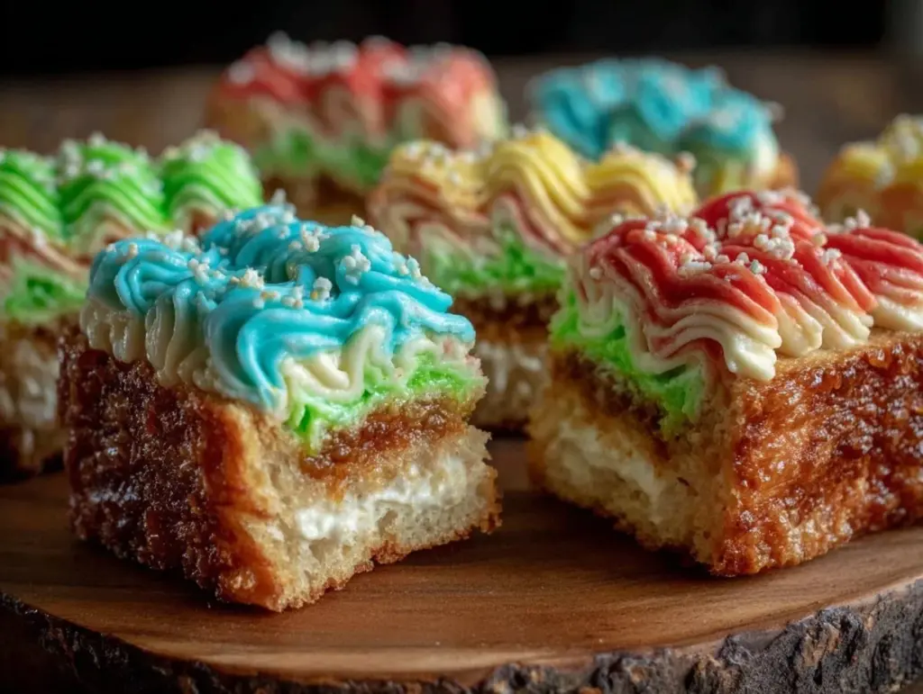 Dr. Seuss Rainbow Jigsaw Toast Squares - featured image
