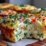 egg white vegetable frittata muffins - featured image