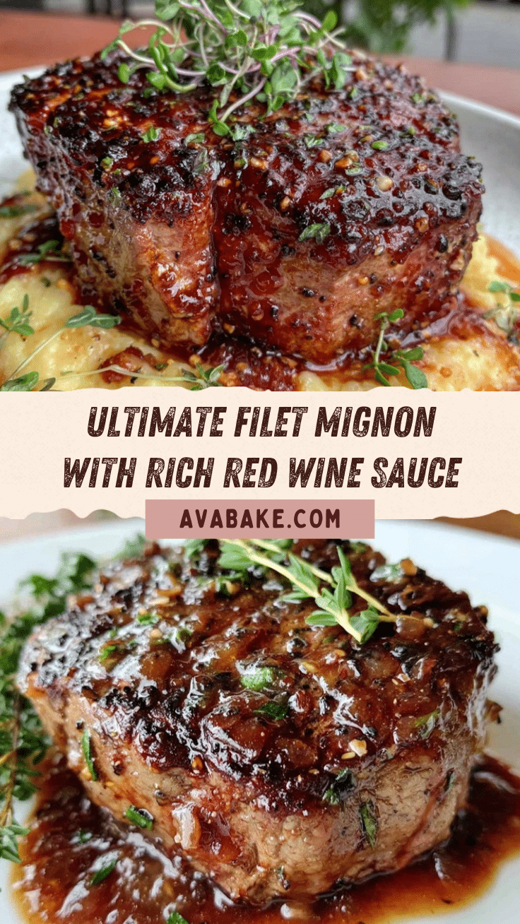 filet mignon with red wine reduction recipe