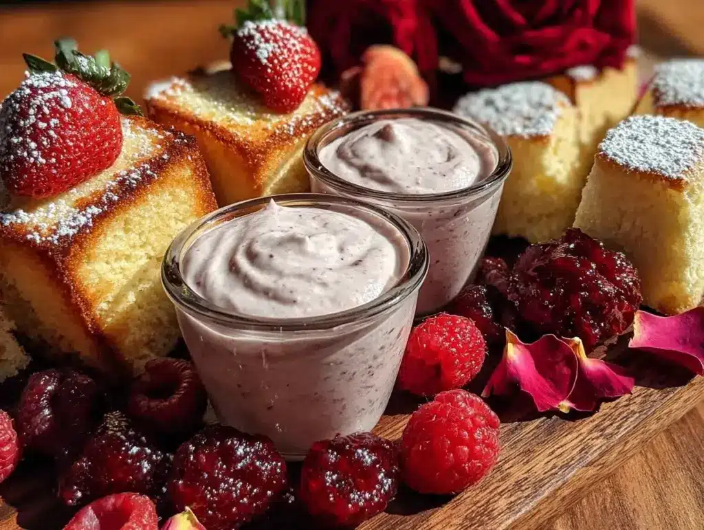 Galentine’s Blush Cream Dessert Board - featured image