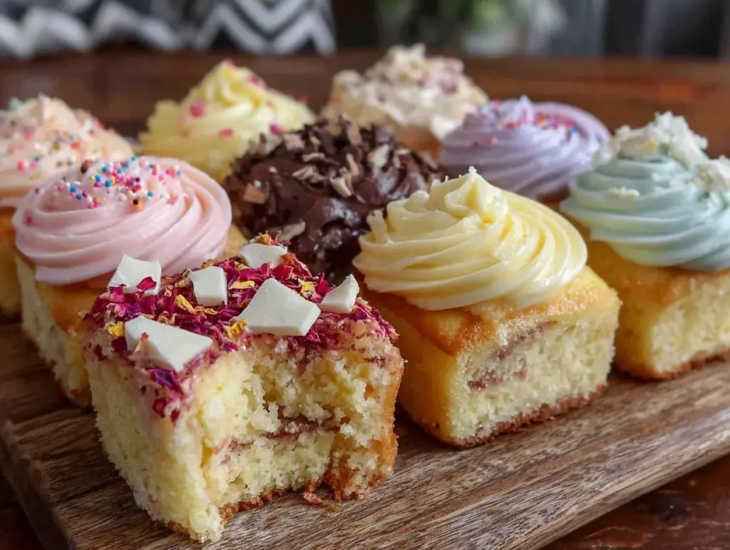 Galentine’s Frosted Mini Cake Sampling Board - featured image