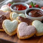 Galentine’s Heart-Shaped Cookie Dipper Platter - featured image