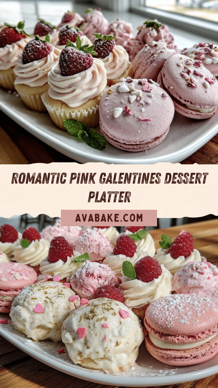 Galentine’s pink dessert platter recipe