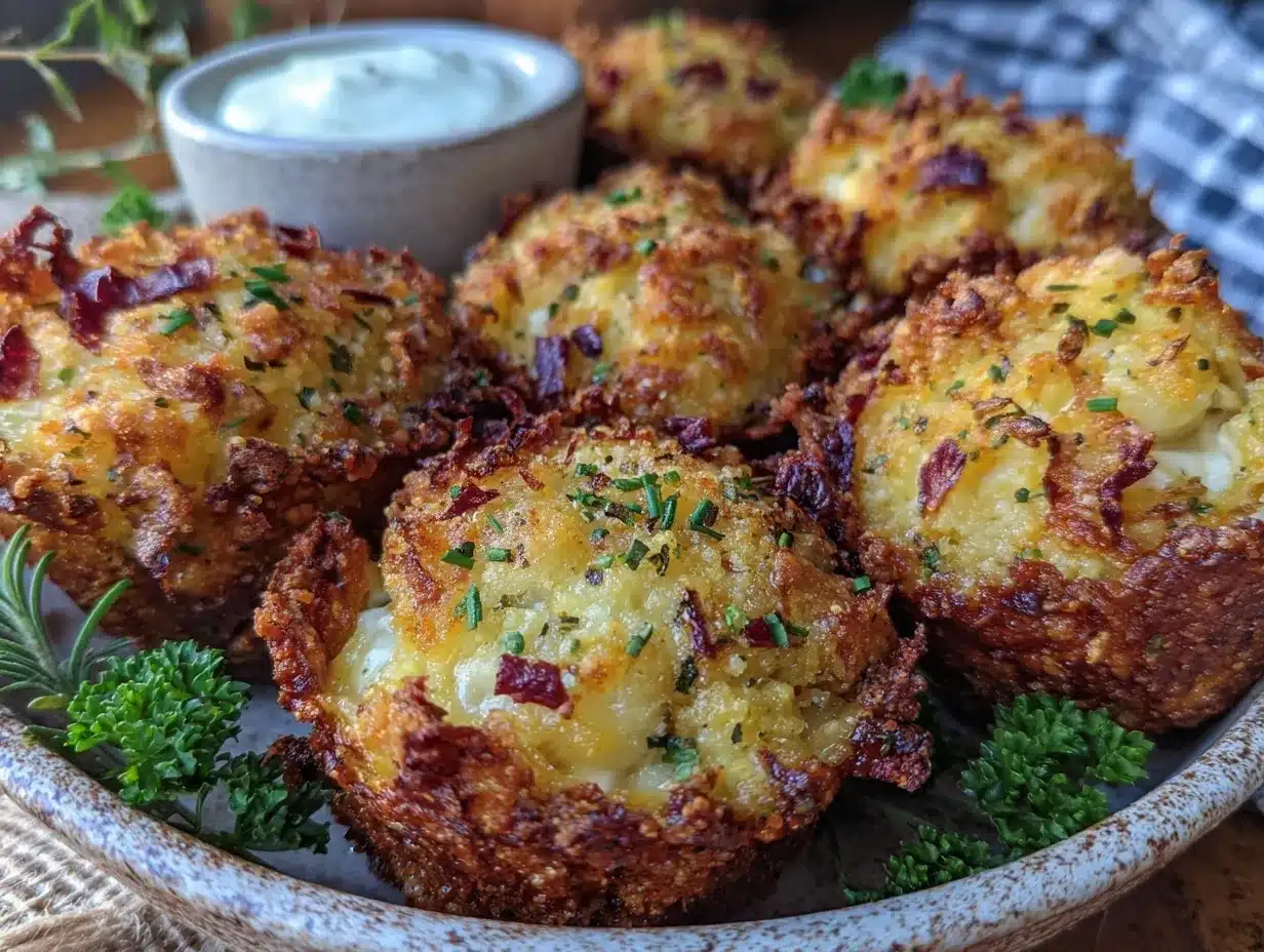 Healthy Crispy Air Fryer Ranch Chicken Tender Cups preparation steps