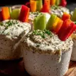 healthy high-protein ranch dip cups - featured image