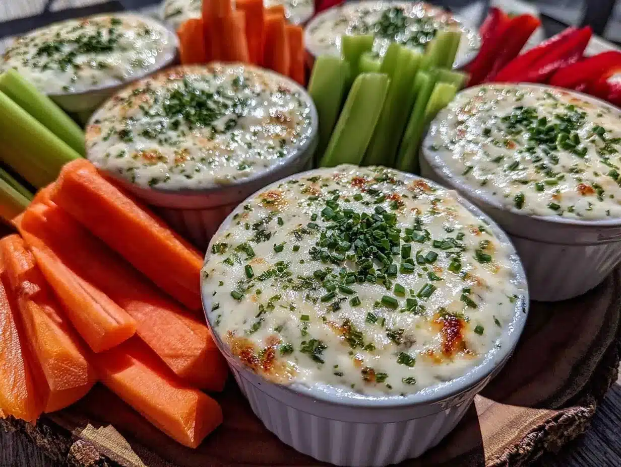 healthy high-protein ranch dip cups preparation steps