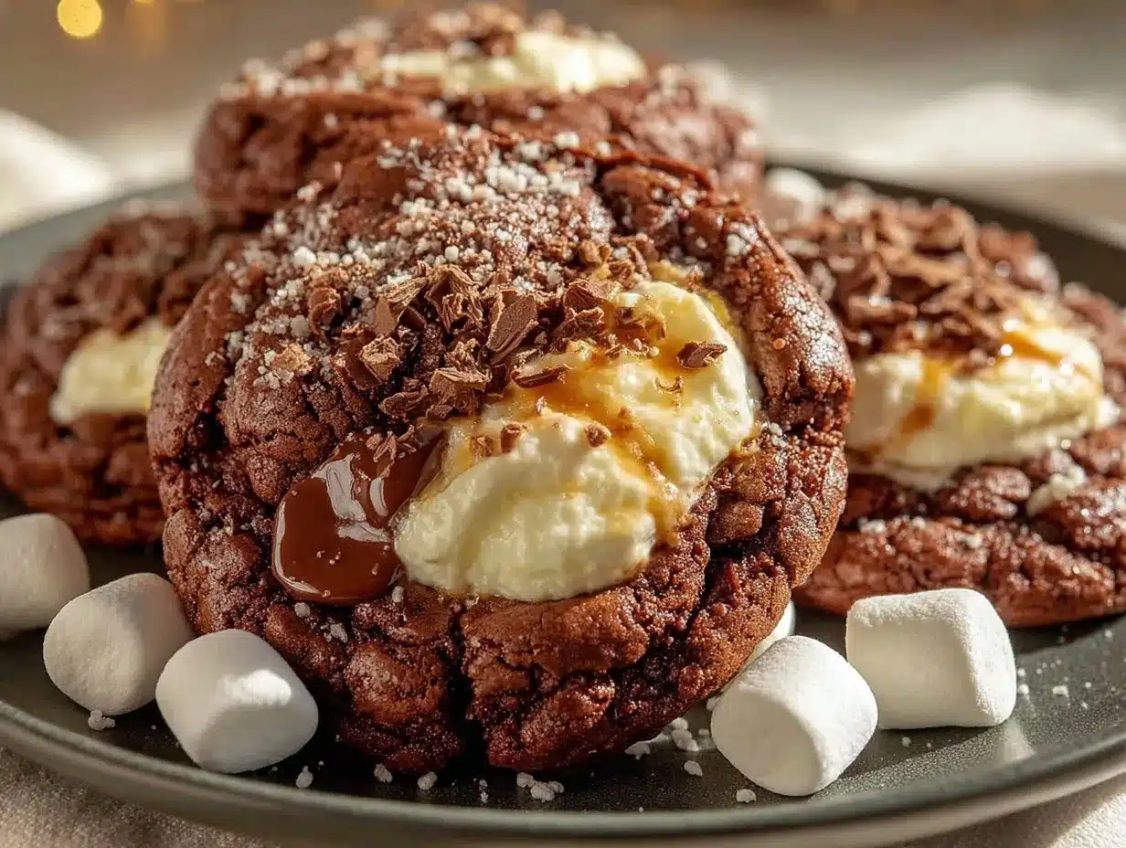 hot cocoa cookies preparation steps