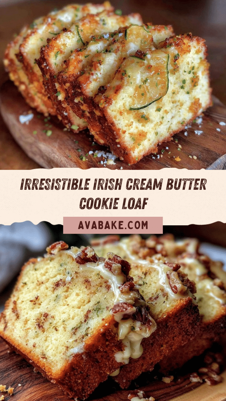 Irish Cream Butter Cookie Loaf recipe
