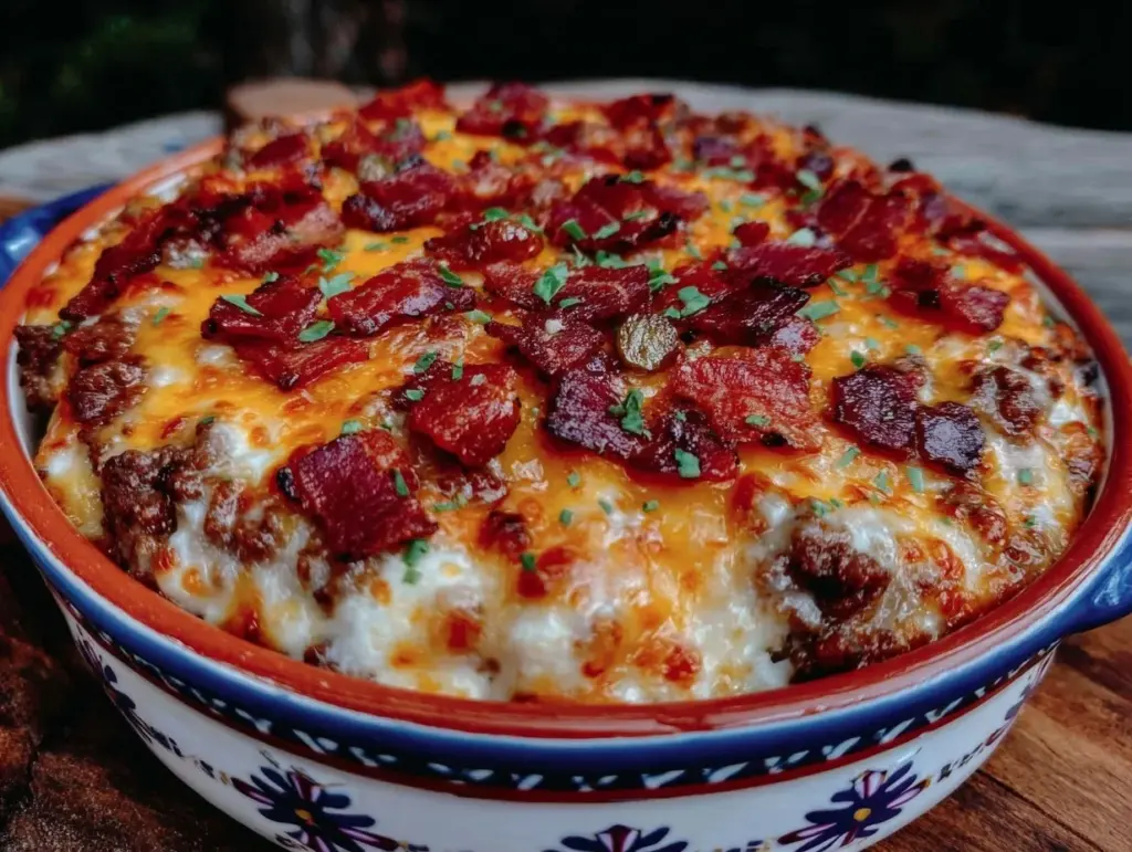 Keto Bacon Cheeseburger Casserole - featured image