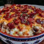 Keto Bacon Cheeseburger Casserole - featured image