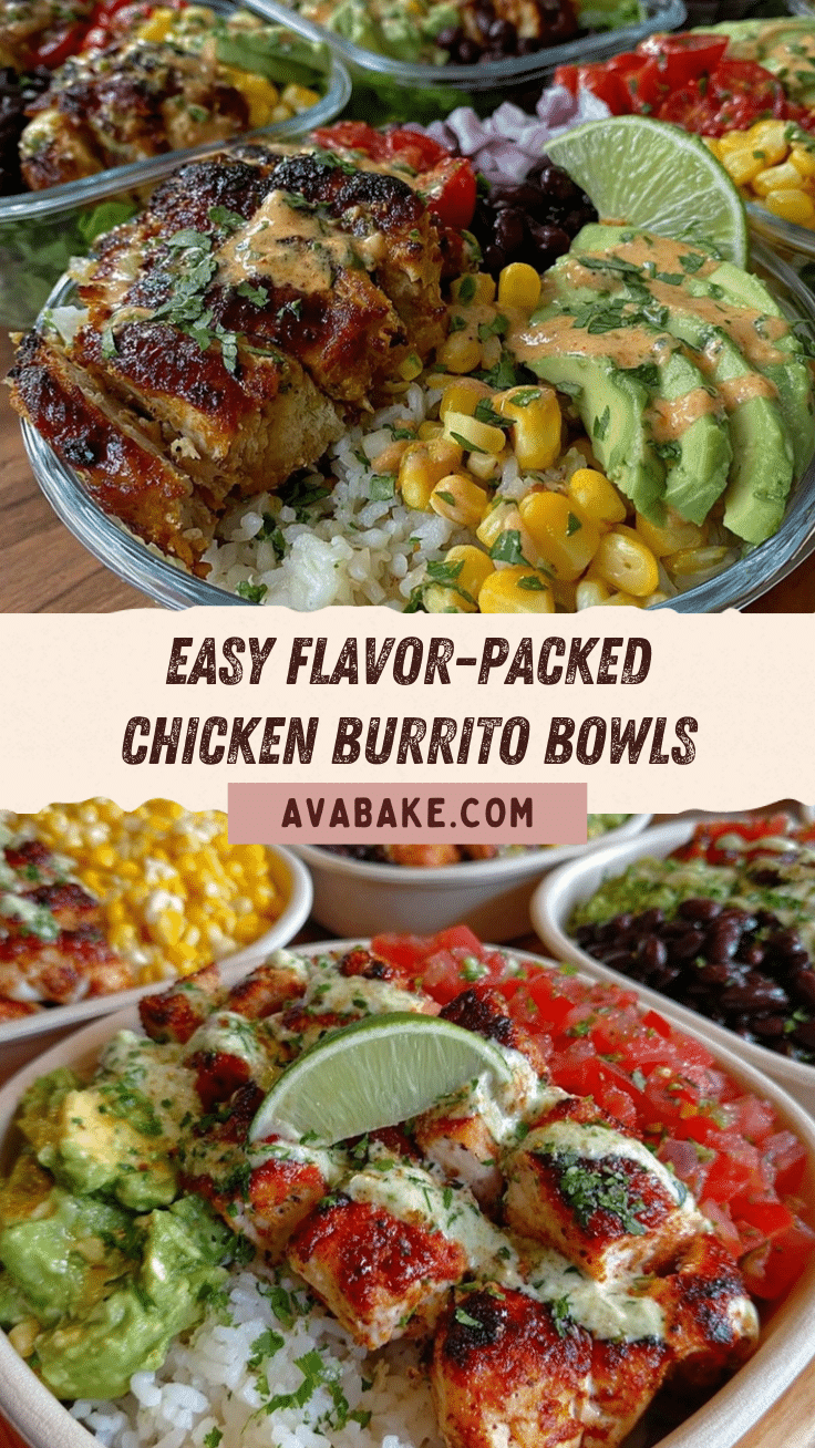 meal prep chicken burrito bowls recipe