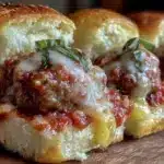 meatball sub sliders - featured image