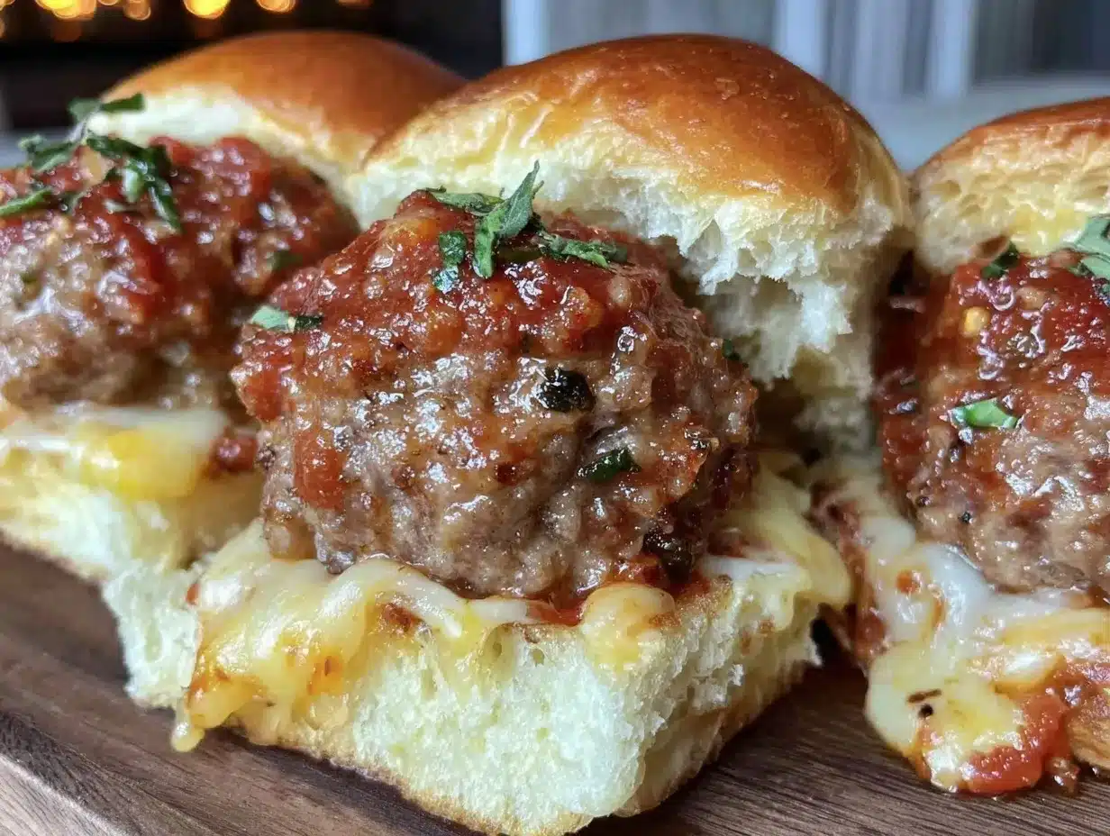 meatball sub sliders preparation steps
