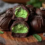 Mint Chocolate Truffle Bombs - featured image