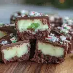 mint ice cream cake bites - featured image