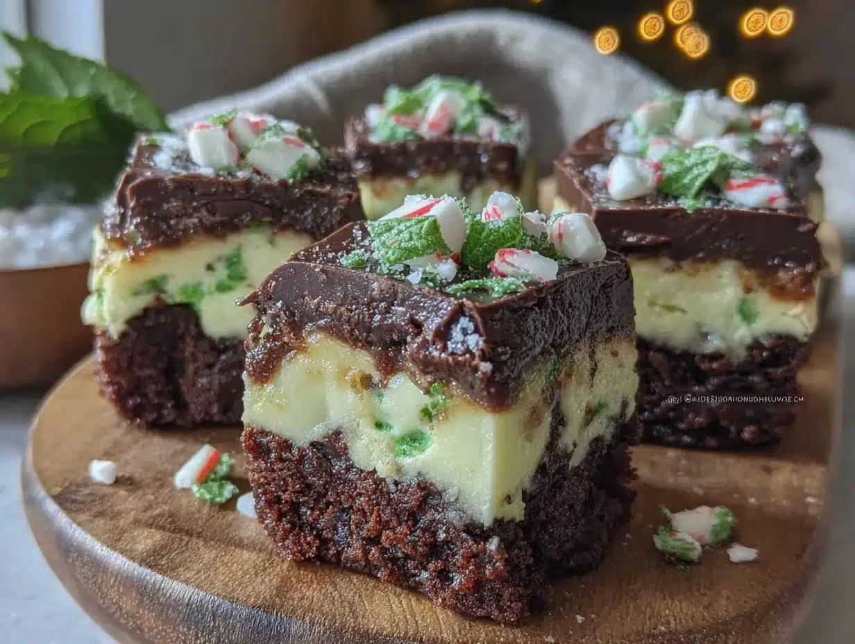 mint ice cream cake bites preparation steps