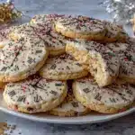 New Year’s Confetti Clock Cookies - featured image