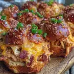 pulled chicken pretzel bites - featured image