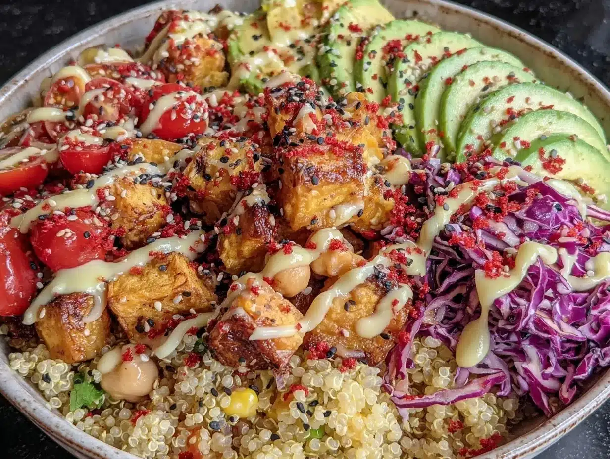 quinoa Buddha bowl preparation steps