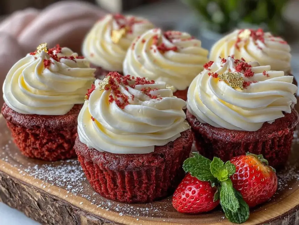 Red Velvet Heart Cupcakes - featured image