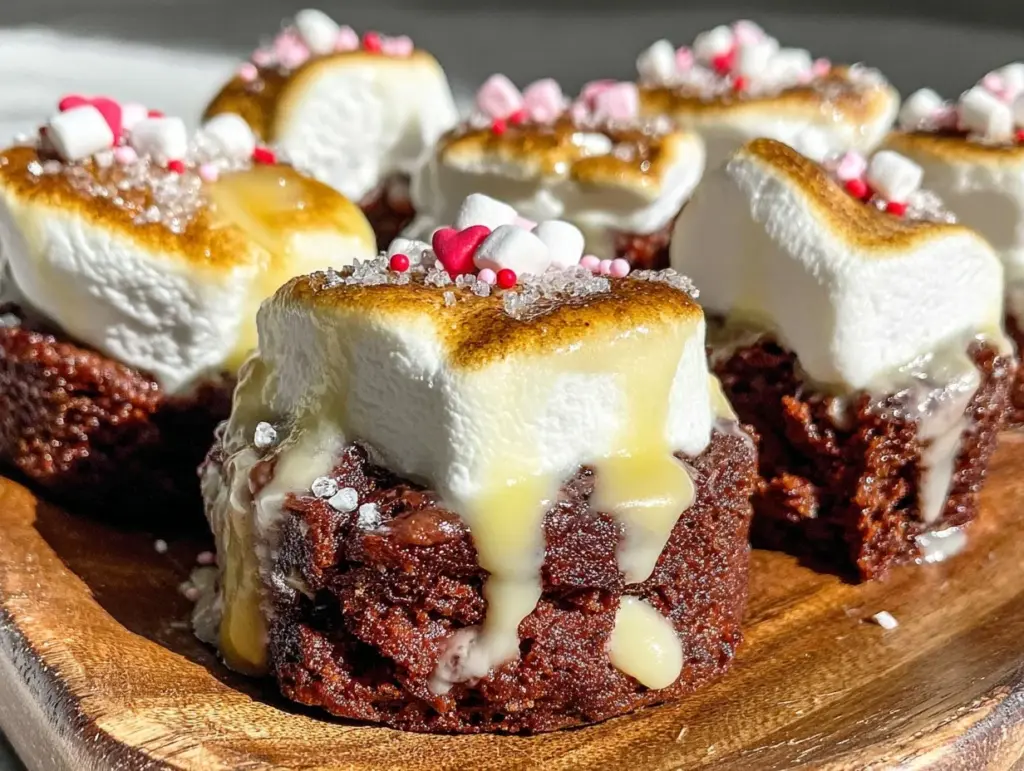 red velvet marshmallow cups recipe - featured image