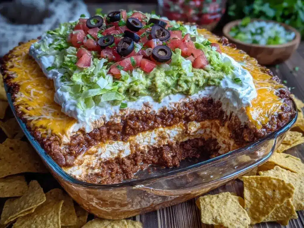 Seven Layer Taco Dip - featured image