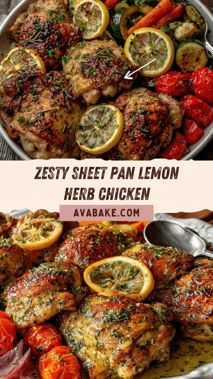 Sheet Pan Lemon Herb Chicken recipe