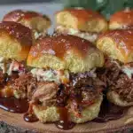 slow cooker BBQ pulled pork sliders - featured image