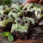 St Patricks Mint Chocolate Chip Fudge Bites - featured image