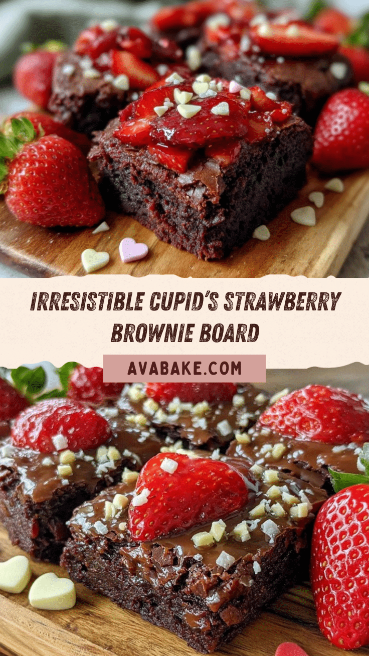 strawberry brownie board recipe