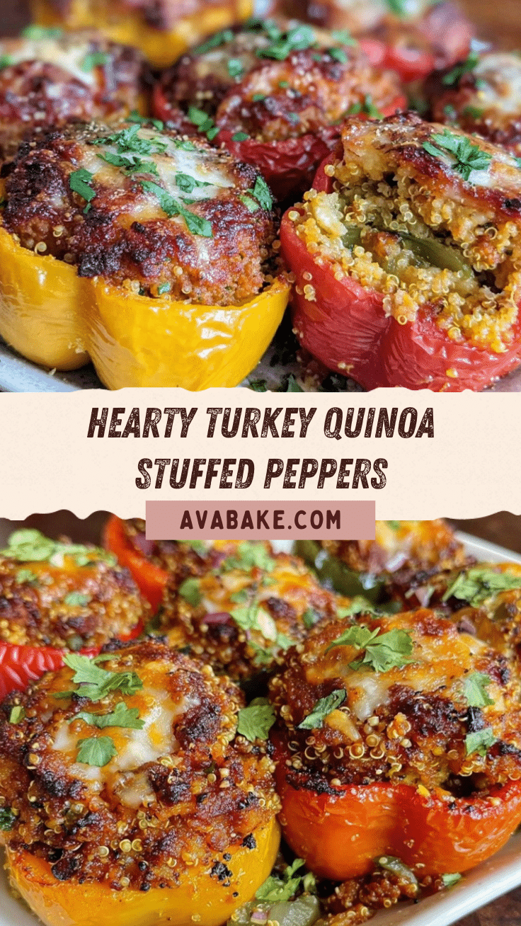 stuffed bell peppers with ground turkey and quinoa recipe