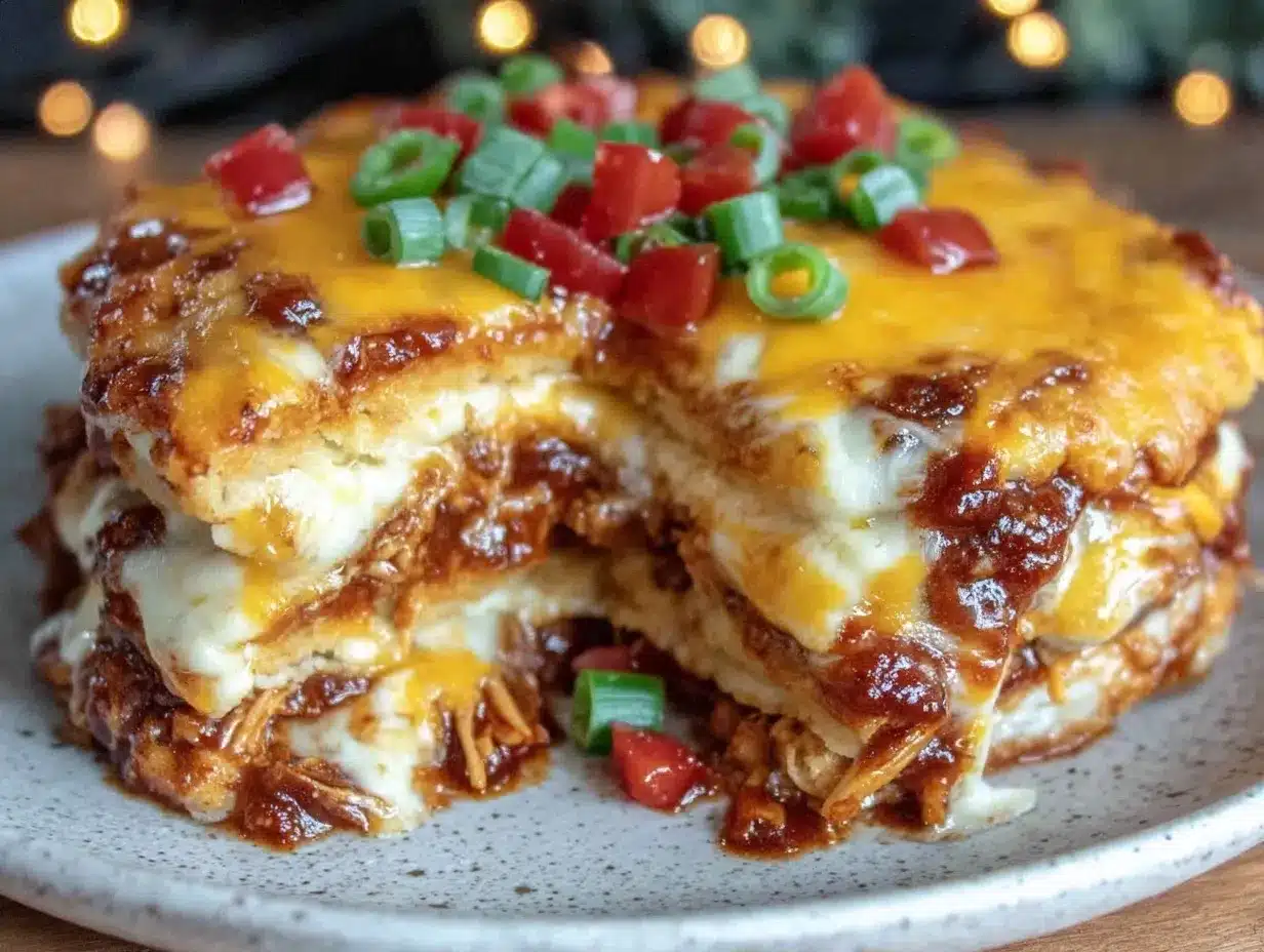 Super Bowl Chili Chicken Nacho Melts preparation steps