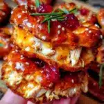 sweet chili chicken pretzel wraps - featured image