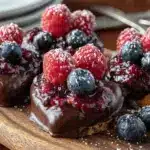 triple berry chocolate hearts - featured image