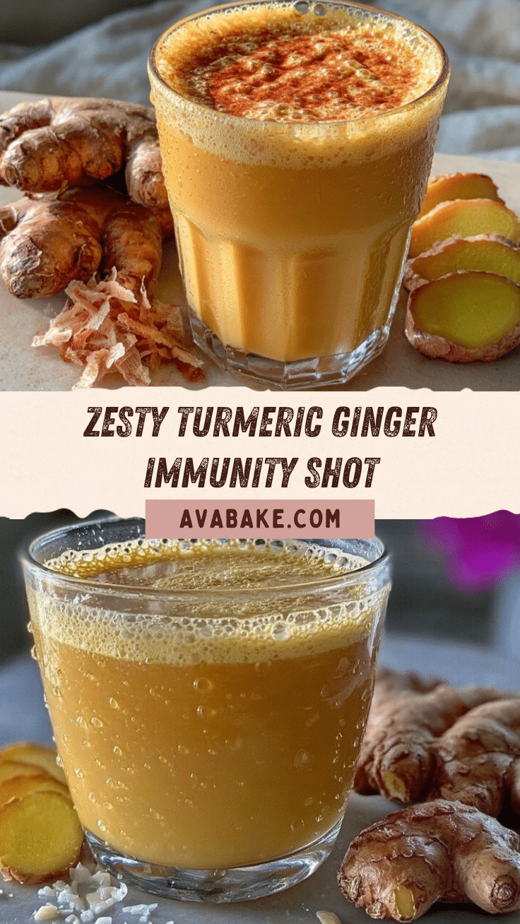turmeric ginger immunity shot recipe