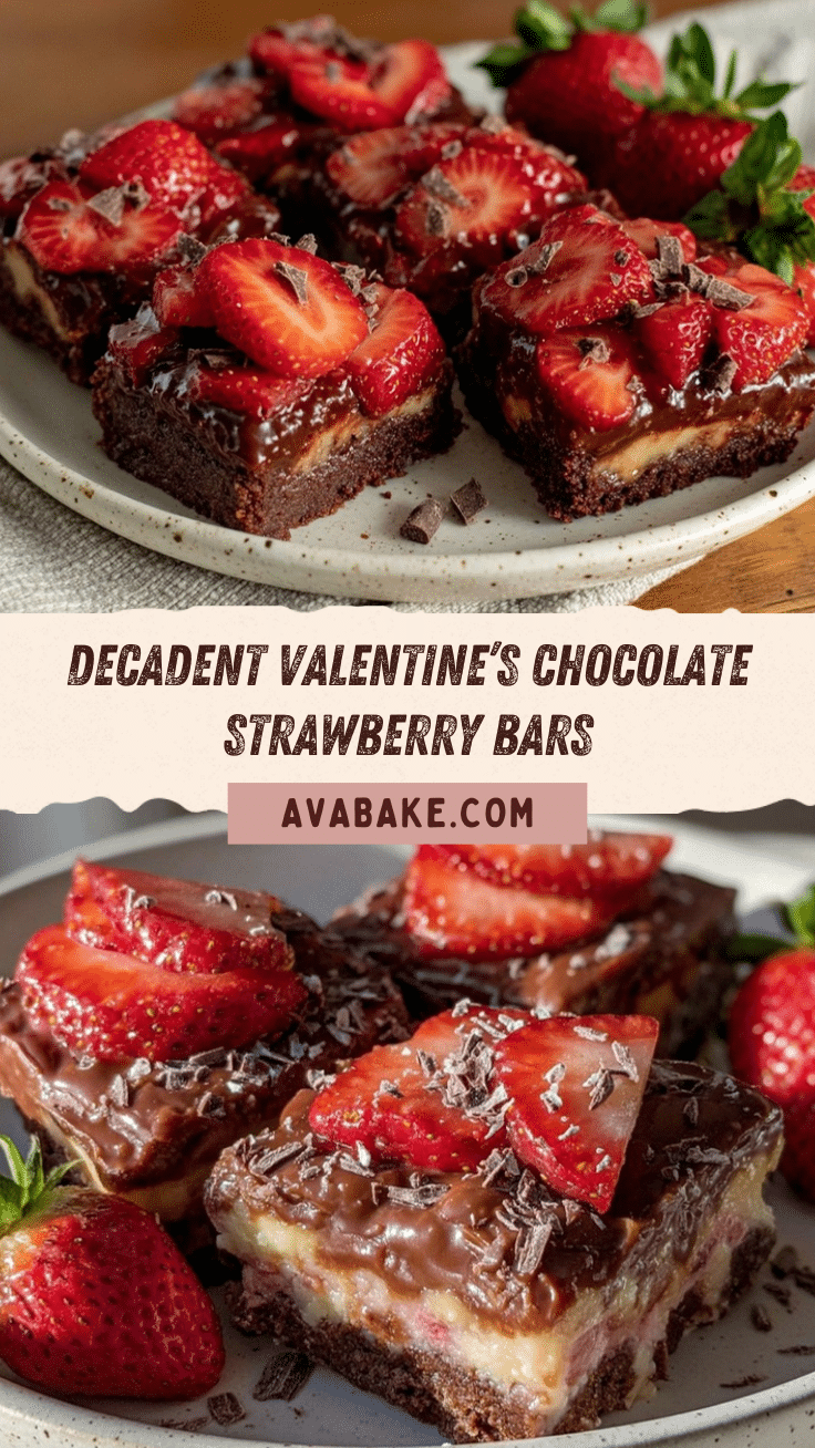 valentine’s chocolate strawberry milkshake bars recipe