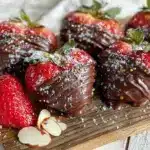 valentines chocolate strawberry silk hearts - featured image