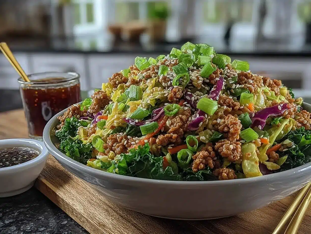 Whole30 Egg Roll in a Bowl preparation steps