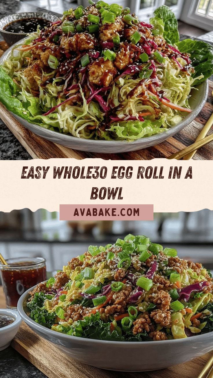 Whole30 Egg Roll in a Bowl recipe