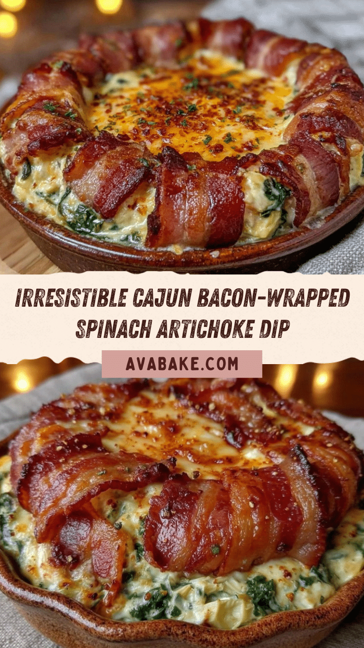 bacon-wrapped spinach artichoke dip recipe