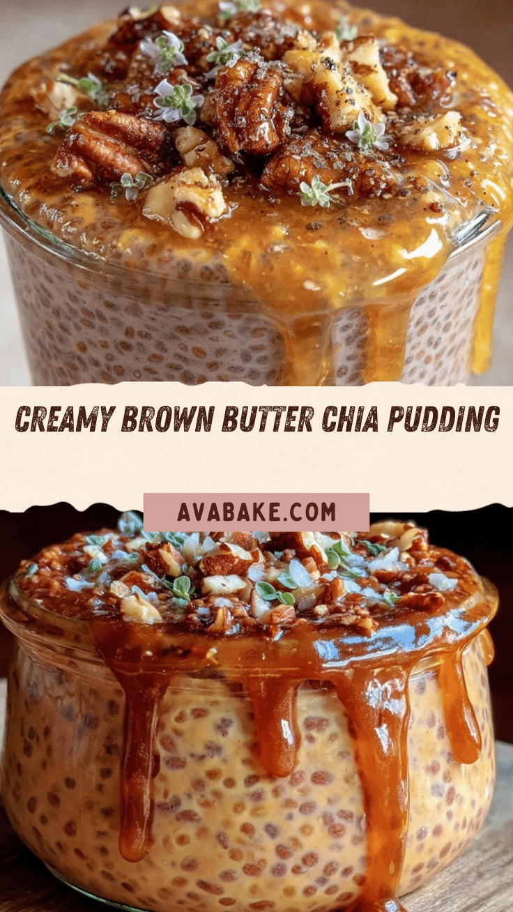 brown butter chia pudding recipe