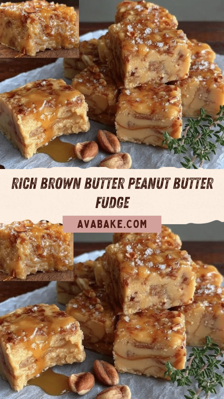 brown butter peanut butter fudge recipe