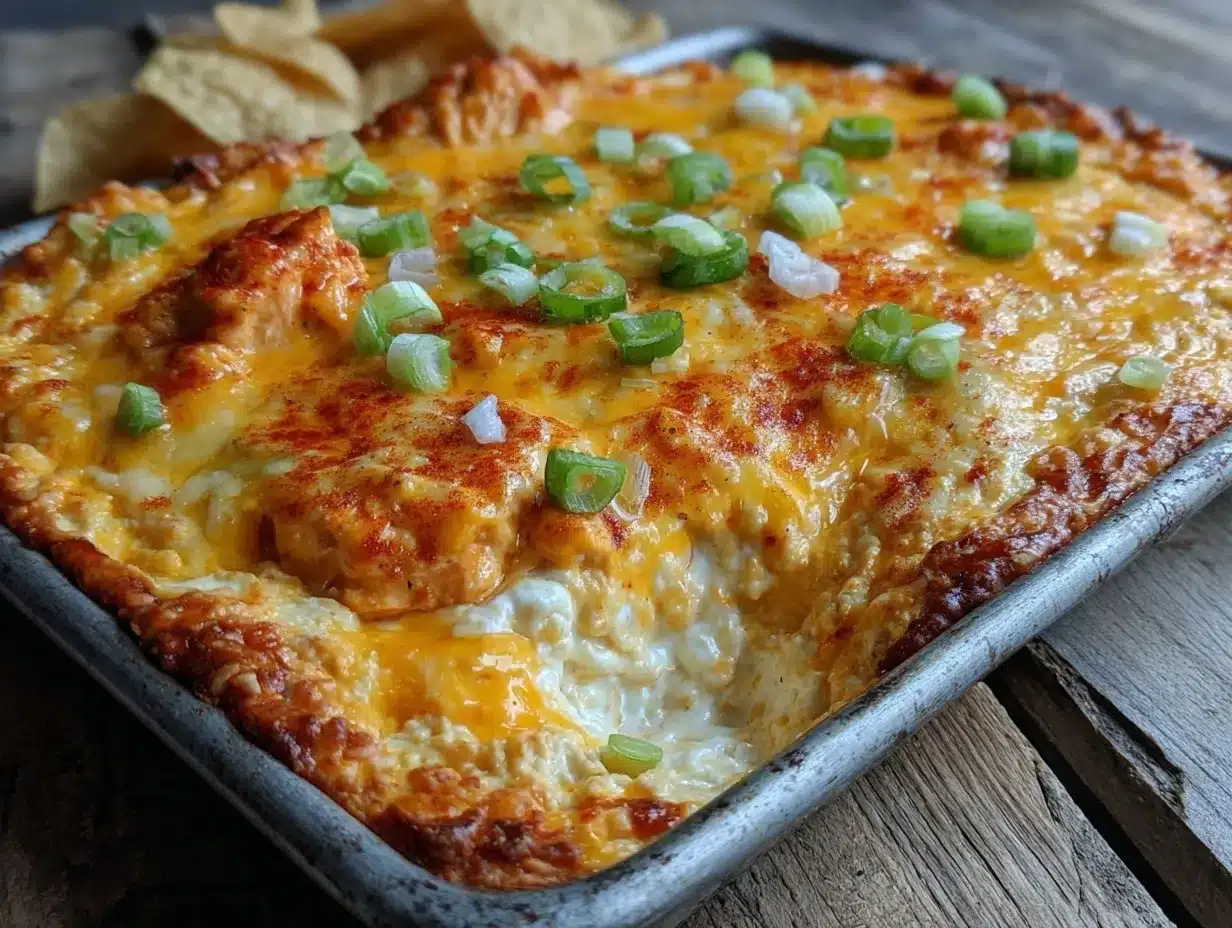 buffalo chicken dip preparation steps